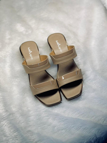 B-6039 Women’s Stylish Flat Sandals – Comfortable Slip-On Cross Strap Flats for Casual, Office & Outdoor Wear